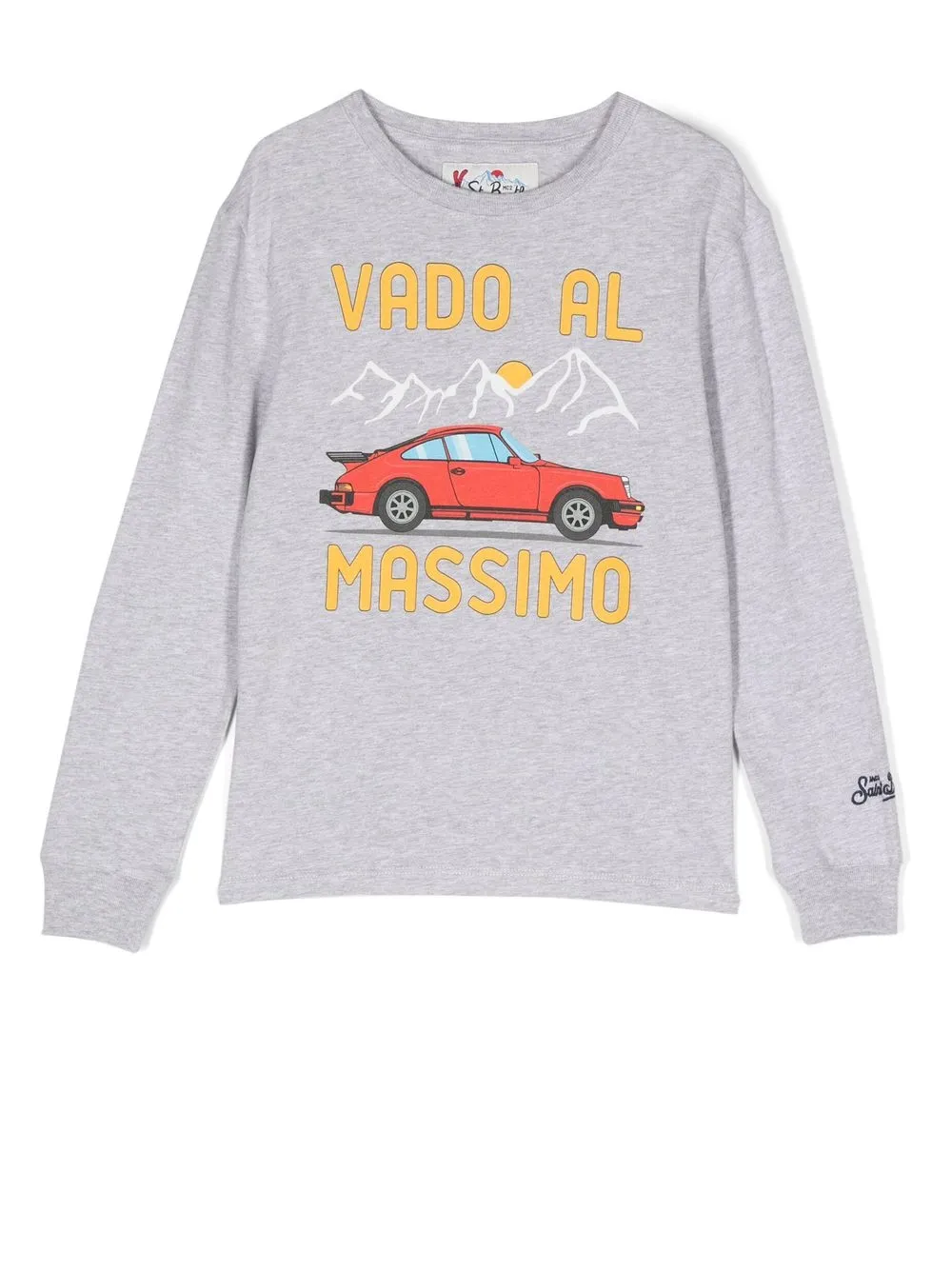 

MC2 Saint Barth Kids graphic print sweatshirt - Grey