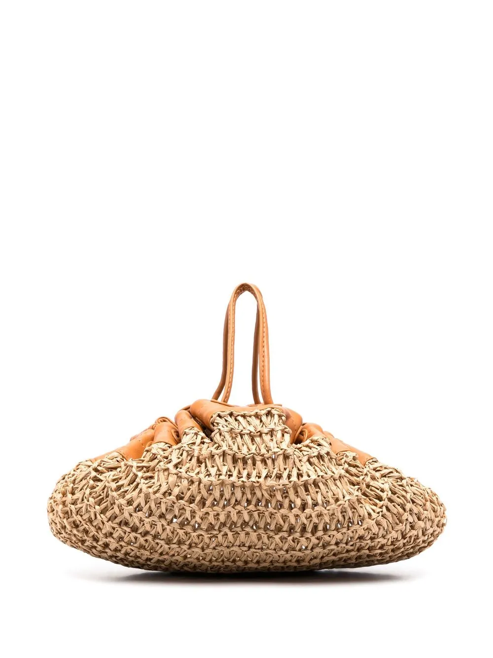 

Simon Miller woven-wicker drawstring bag - Brown