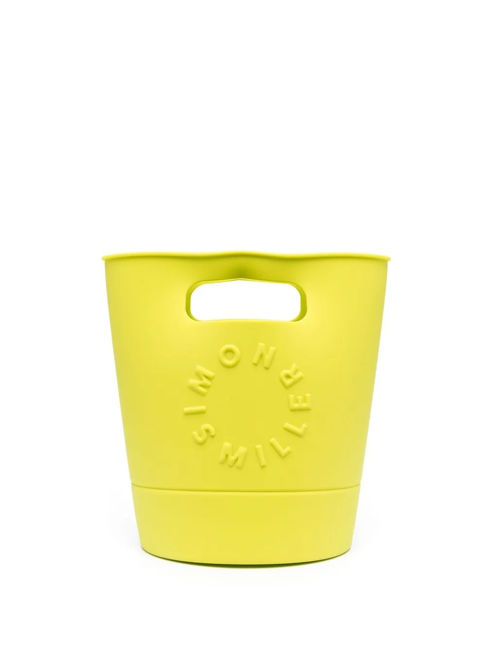 

Simon Miller bolsa de mano con logo en relieve - Amarillo