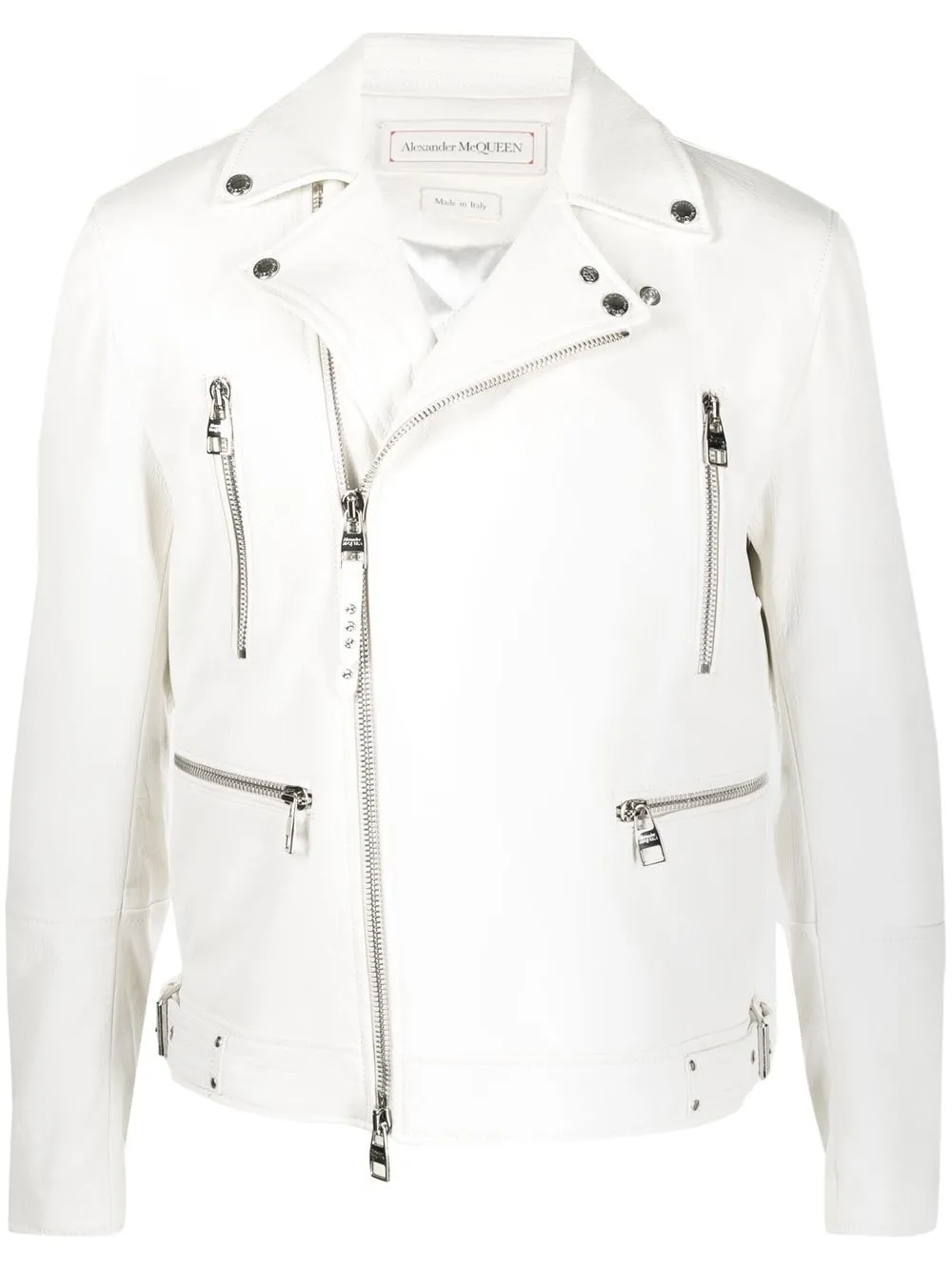 White leather hot sale blazer mens