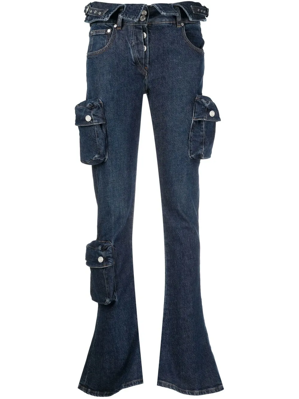 

Trussardi flared-leg denim jeans - Blue