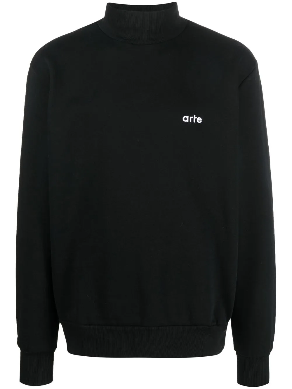 

ARTE logo-embroidered sweatshirt - Black