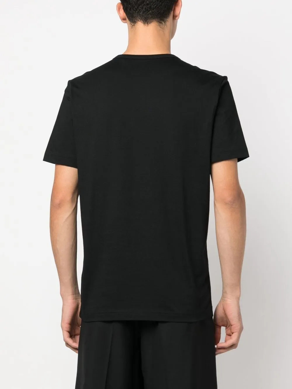 HUGO BOSS CURVED LOGO-PRINT T-SHIRT