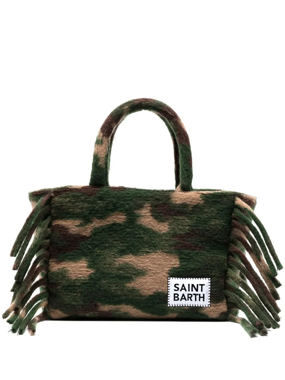 

MC2 Saint Barth Colette blanket tote bag - Green