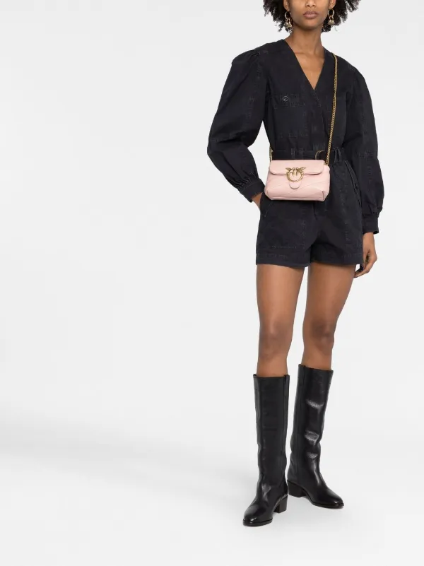 PINKO Love Puff Crossbody Bag | Pink | FARFETCH