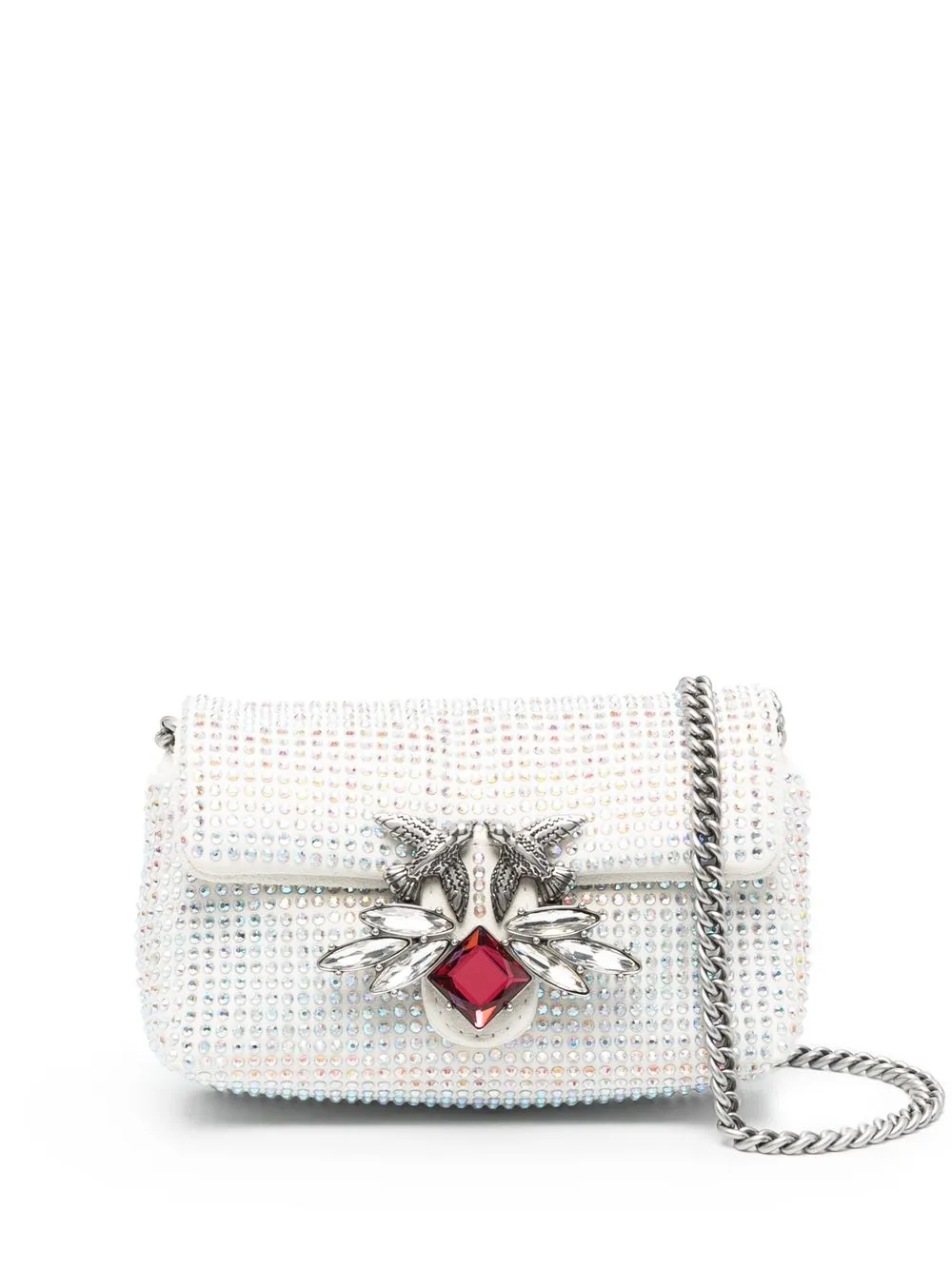 PINKO Love Puff crossbody bag - White
