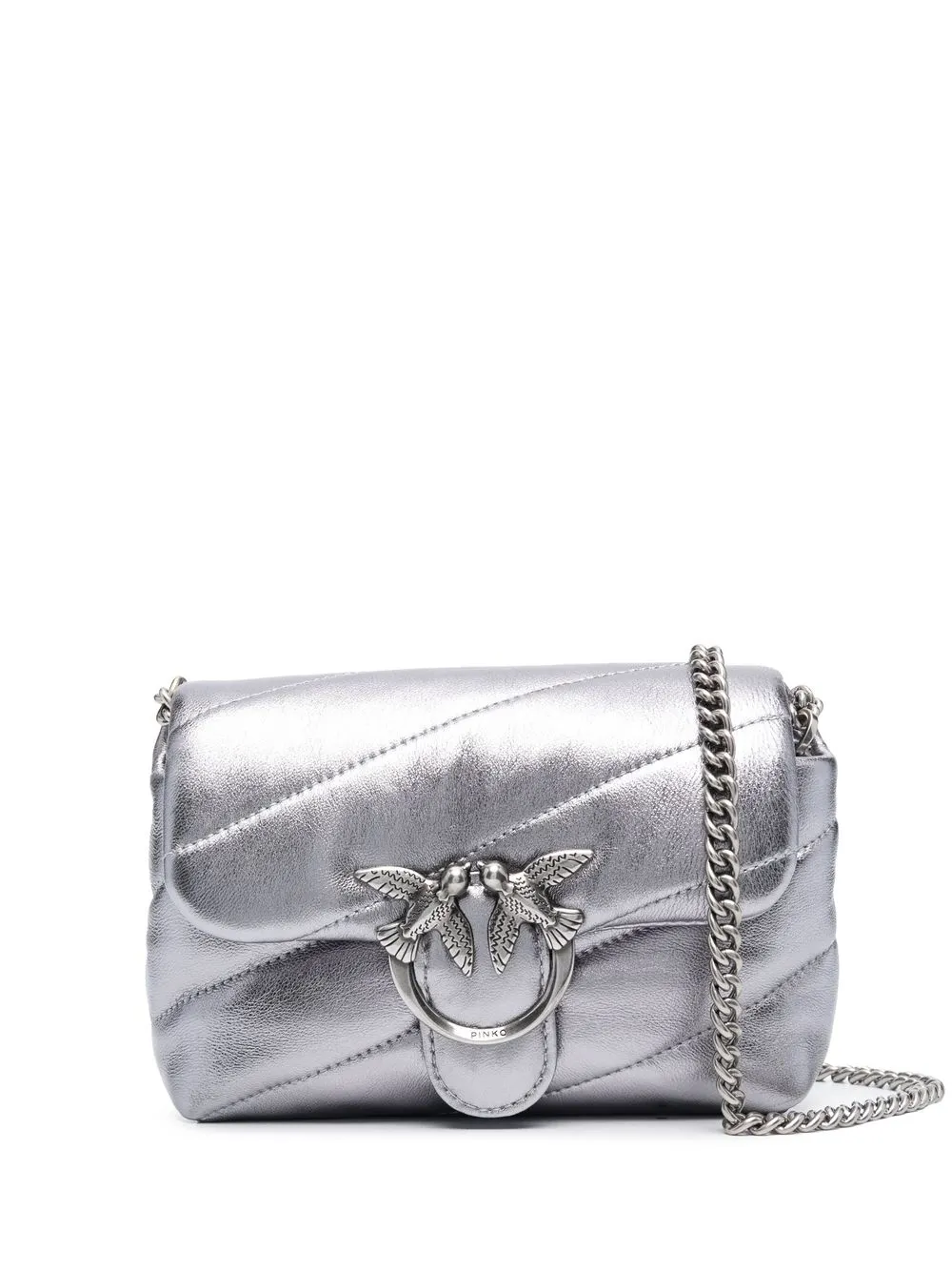 

PINKO Love Puff crossbody bag - Silver