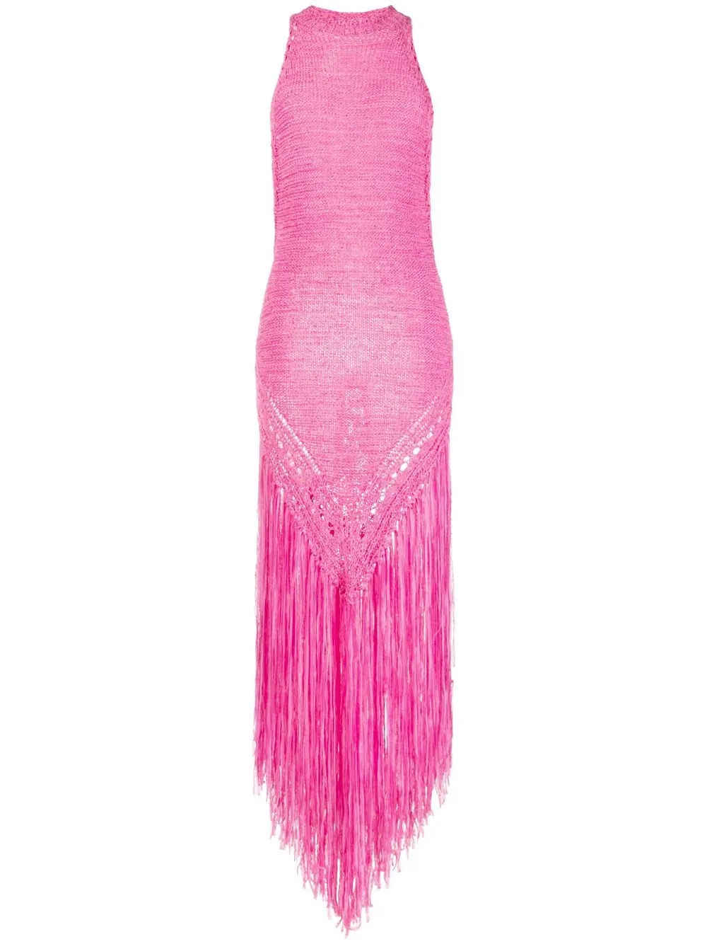 

Alexandre Vauthier macramé-detail sleeveless dress - Pink