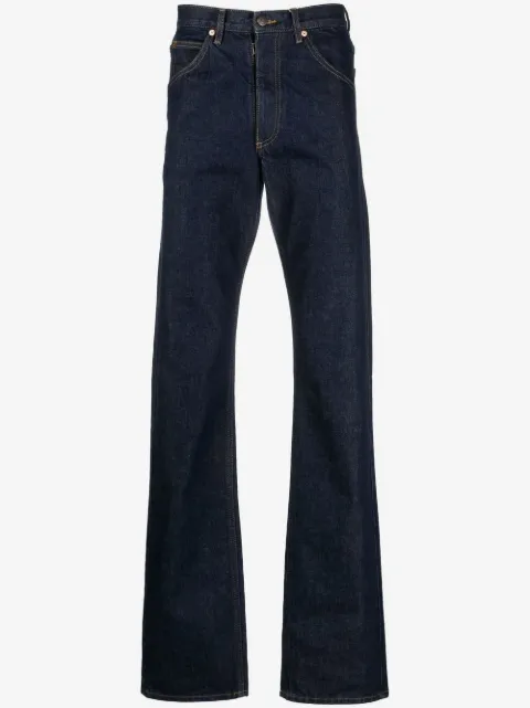 Maison Margiela jeans rectos con tiro medio