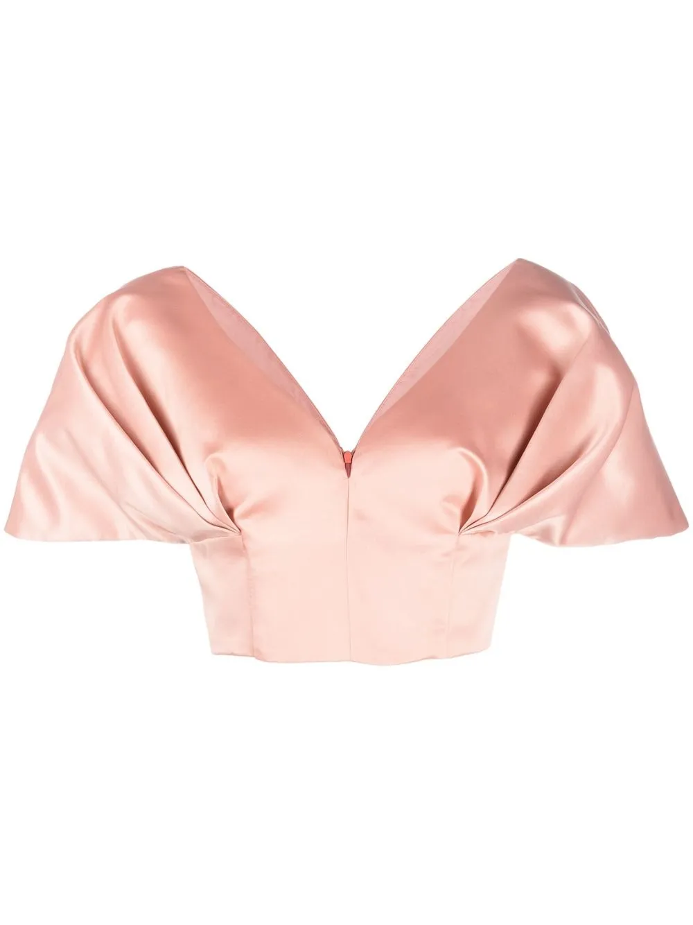 

PINKO Temperly pleat-detail cropped top