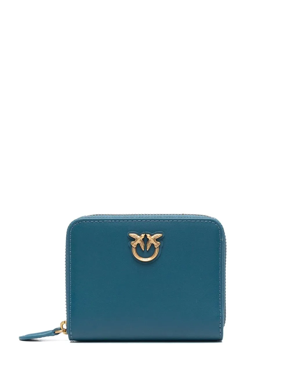 

PINKO cartera con placa del logo y cierre - Azul