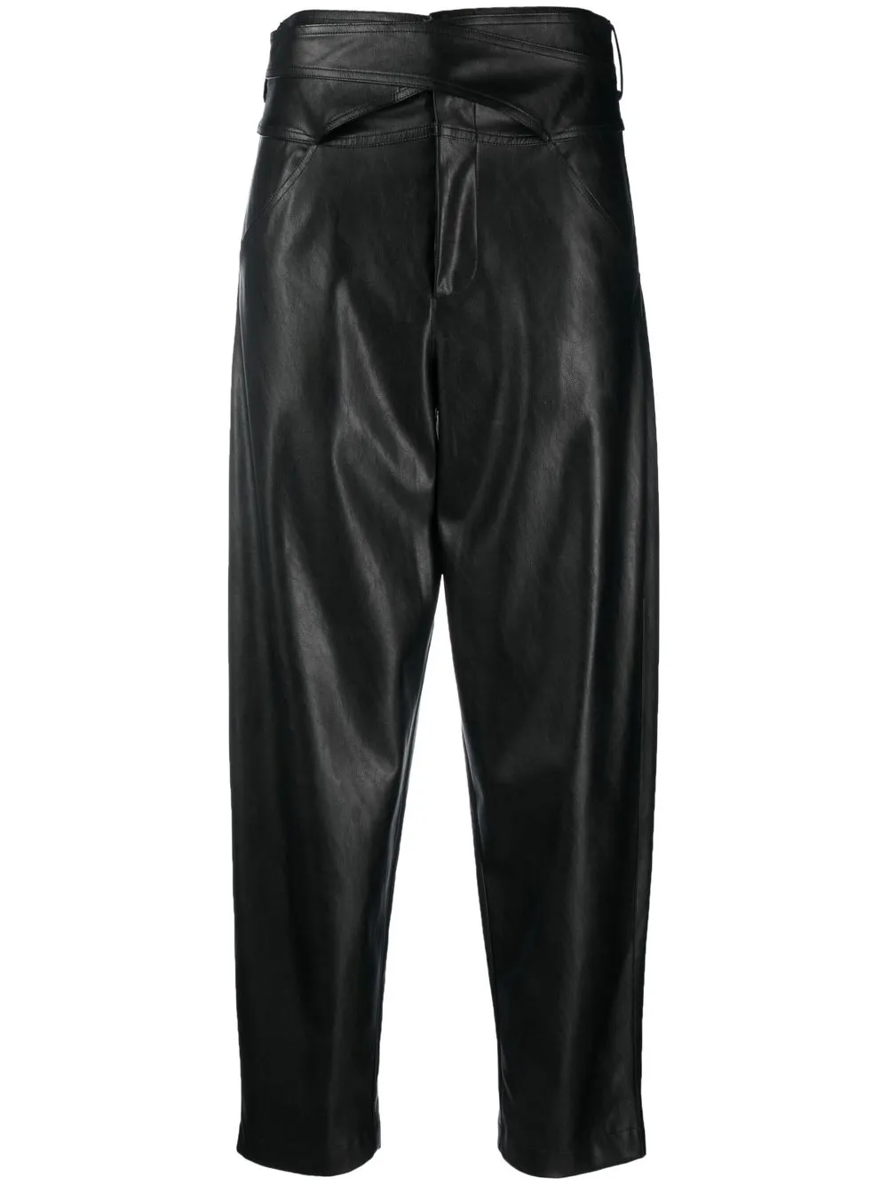 

PINKO pantalones capri con tiro alto - Negro