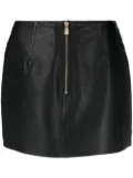 PINKO leather mini skirt - Black