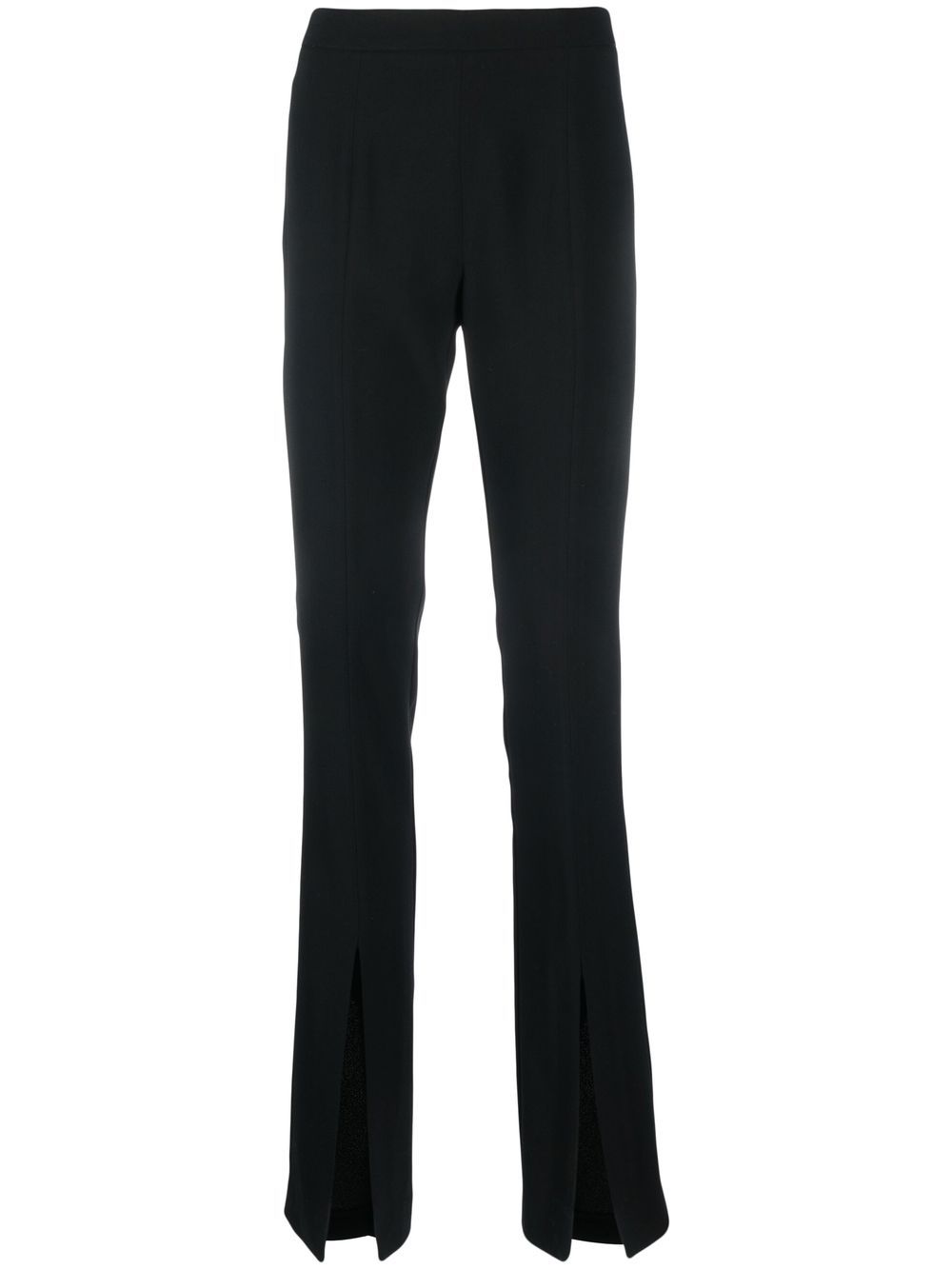 

PINKO slim-fit slit-hem trousers - Black