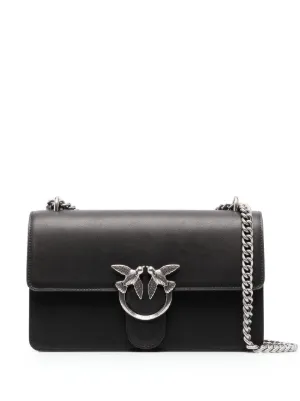 pinko チェーンバック　ショルダー PINKO チェーンストラップ ショルダーバッグ | ブルー | FARFETCH JP