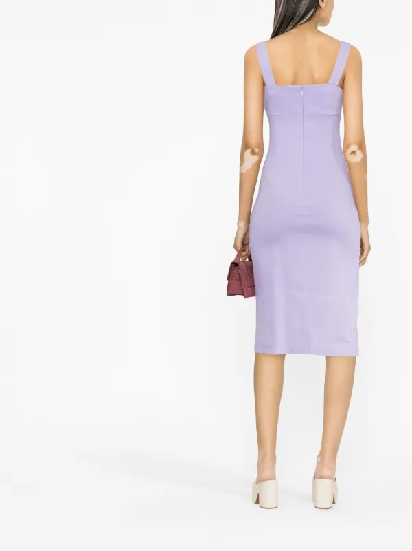 PINKO スリットディテール ノースリーブドレス - Farfetch