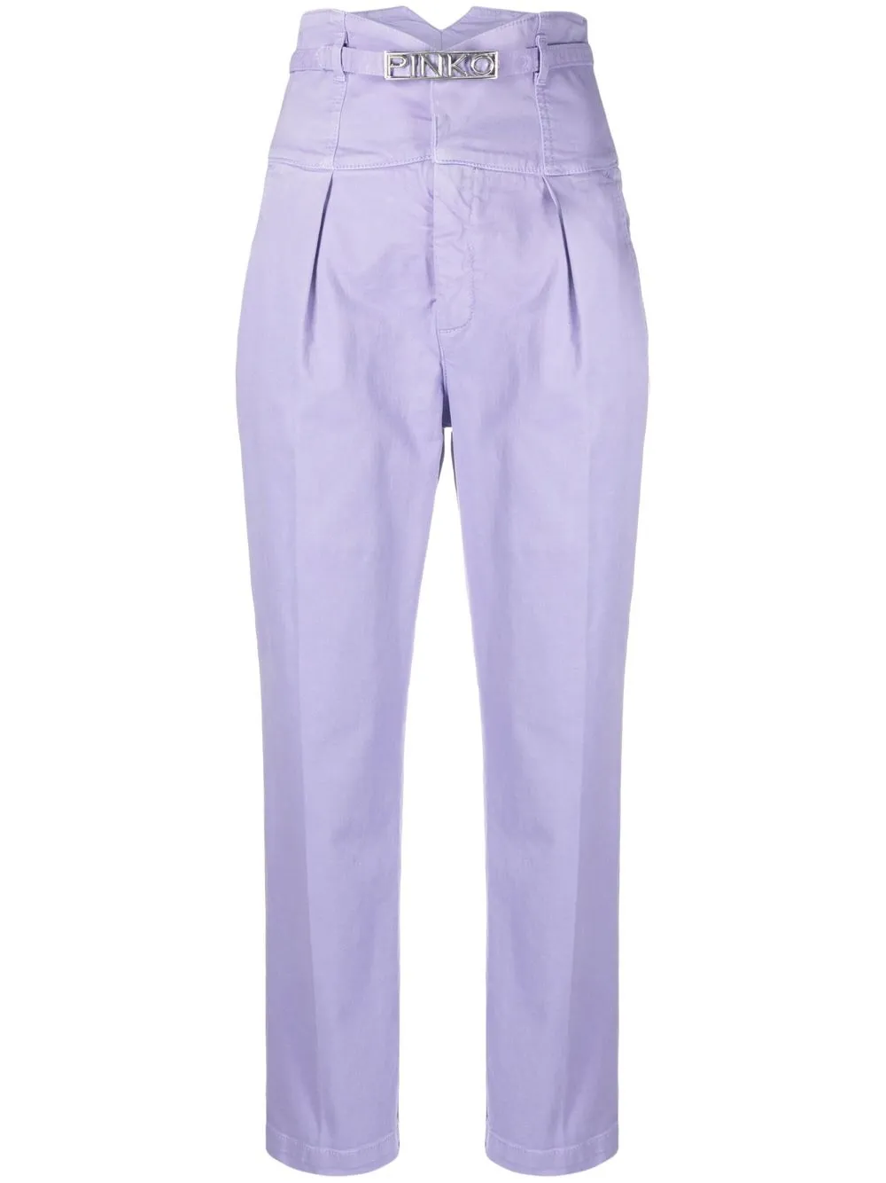 

PINKO jeans con tiro alto - Morado