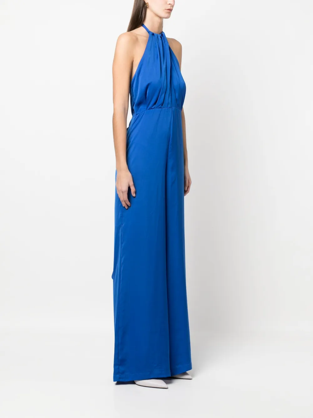 PINKO Halterneck Sleeveless Jumpsuit Farfetch