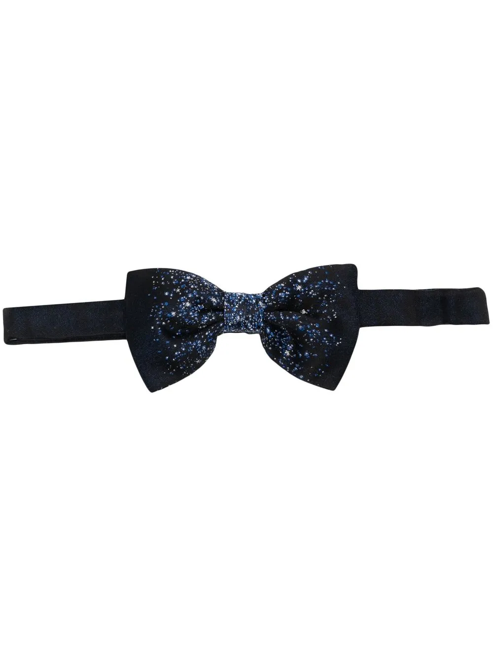 

Karl Lagerfeld glitter-jacquard bow tie - Blue