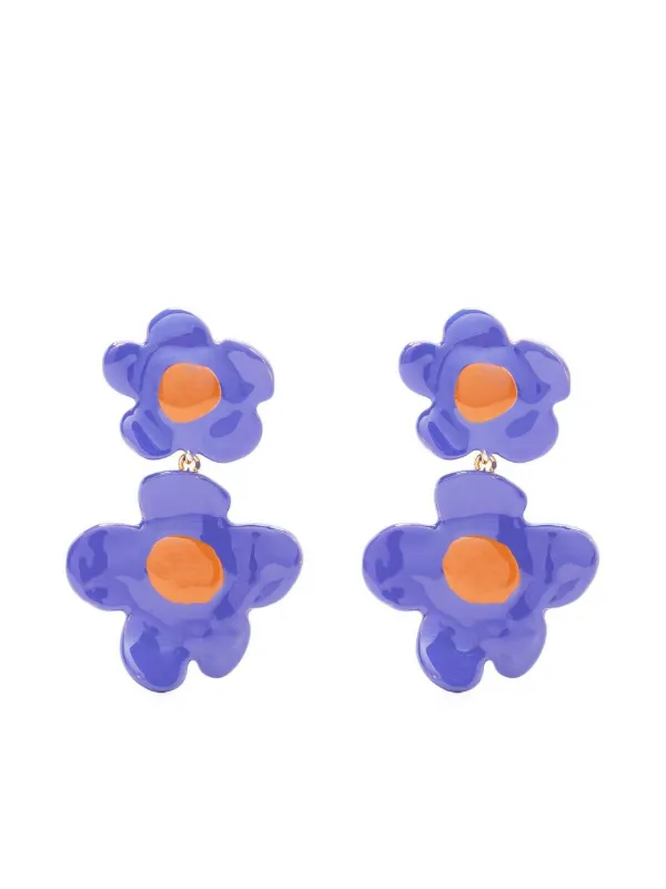 Louis Vuitton Flower Drop Earring - Farfetch