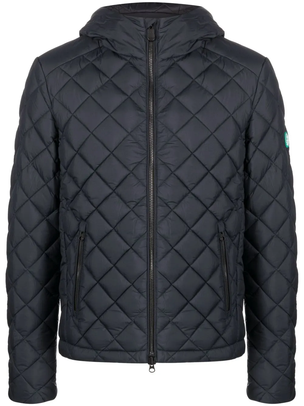 

Save The Duck logo-patch padded-jacket - Blue