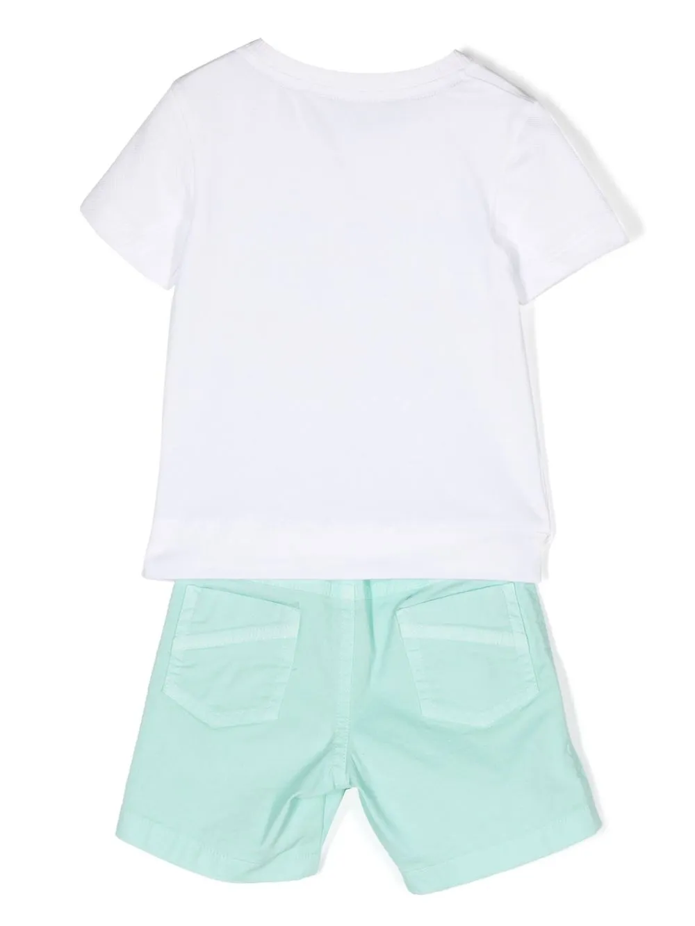 Lapin House Shorts en T-shirt met print - Wit