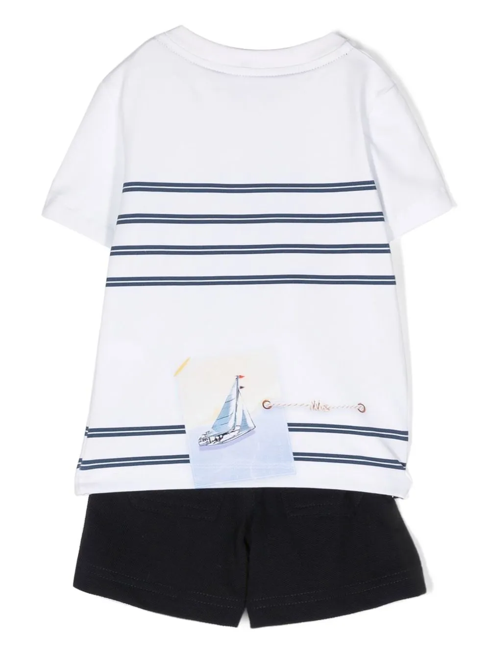 Lapin House Shorts en T-shirt met print - Blauw