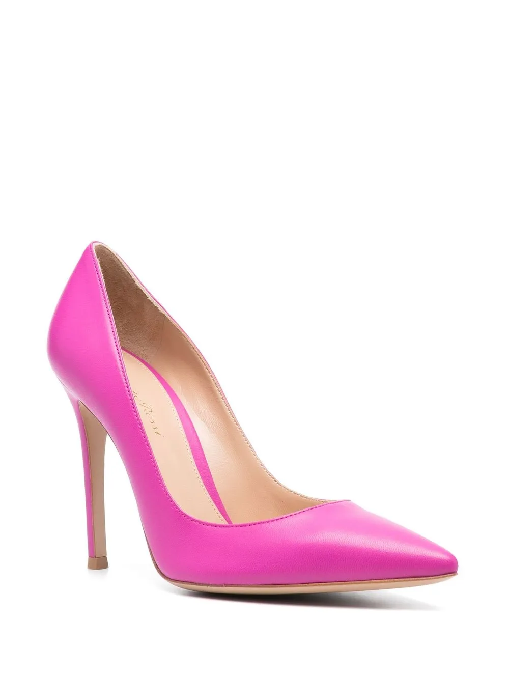 Gianvito Rossi Leren pumps - Roze