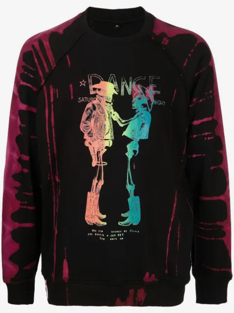 Stain Shade x Hiroshi Fujiwara skeleton-print sweatshirt