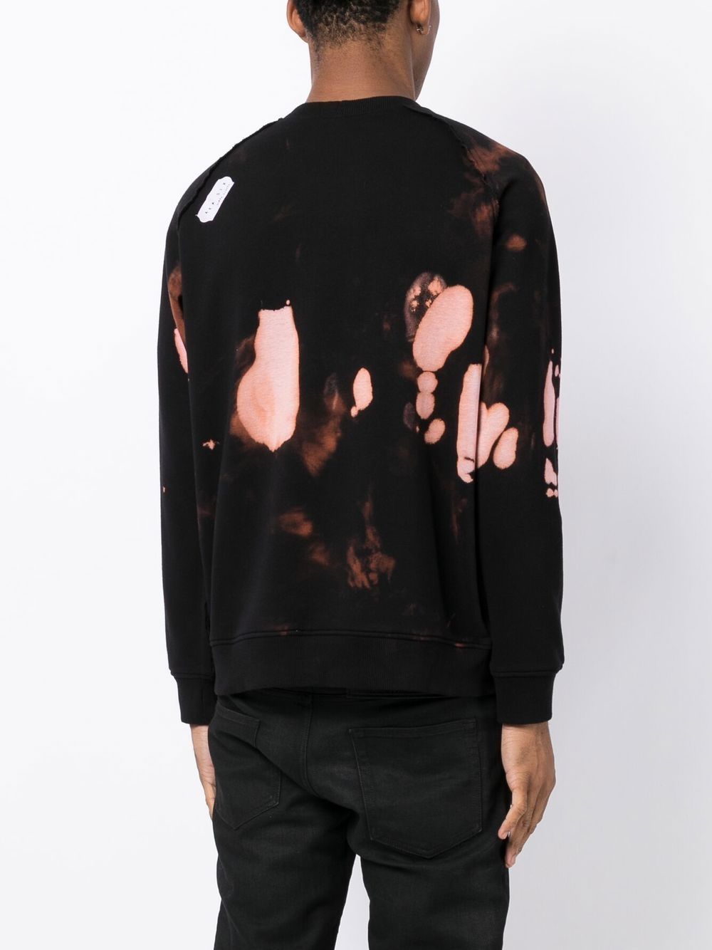 Shop Stain Shade X Hiroshi Fujiwara Glitter-detail Sweatshirt In 黑色