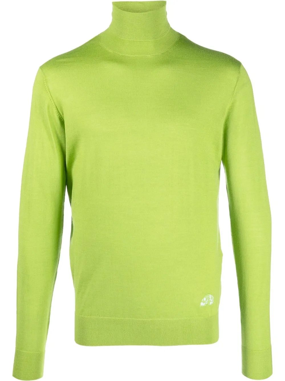 

Gabriele Pasini logo embroidery knitted roll neck sweater - Green