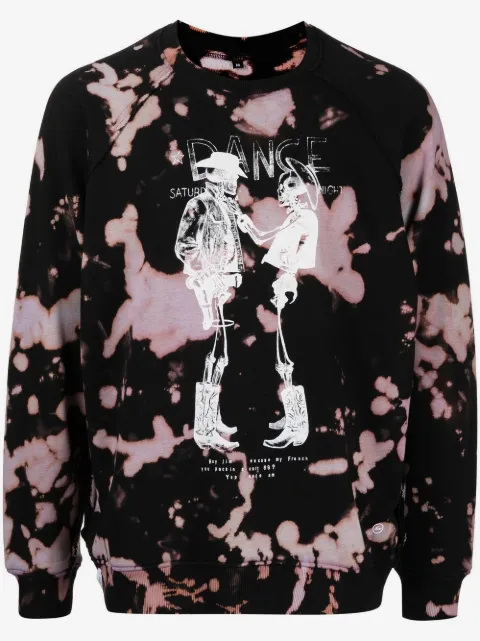 Stain Shade x Hiroshi Fujiwara sweater met print