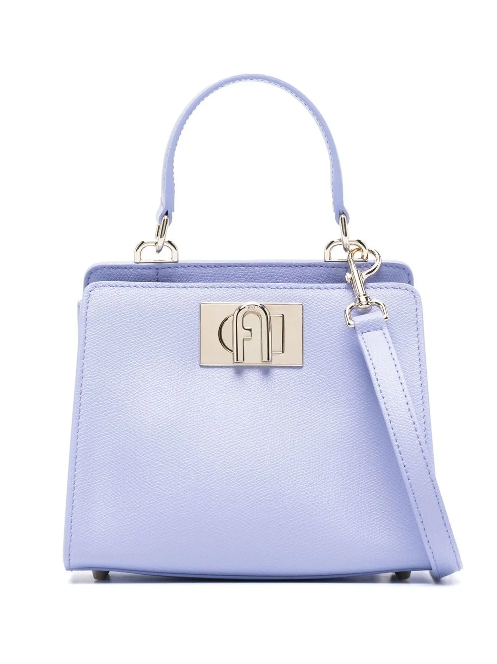 

Furla 1927 leather tote bag - Purple