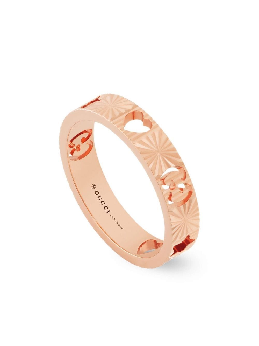 Gucci 18kt roségouden ring - Roze