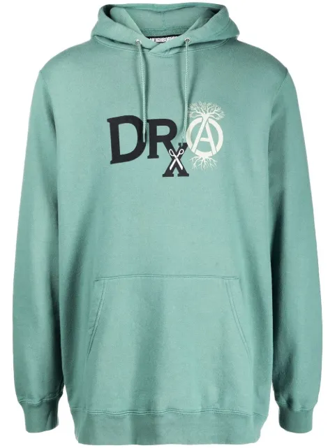 Neighborhood x DRXSRL logo-print detail hoodie