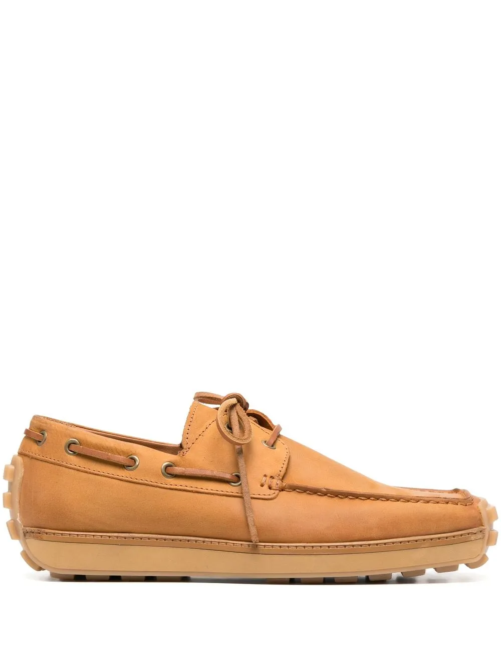

Tommy Jeans x Martine Rose leather boat shoes - Brown