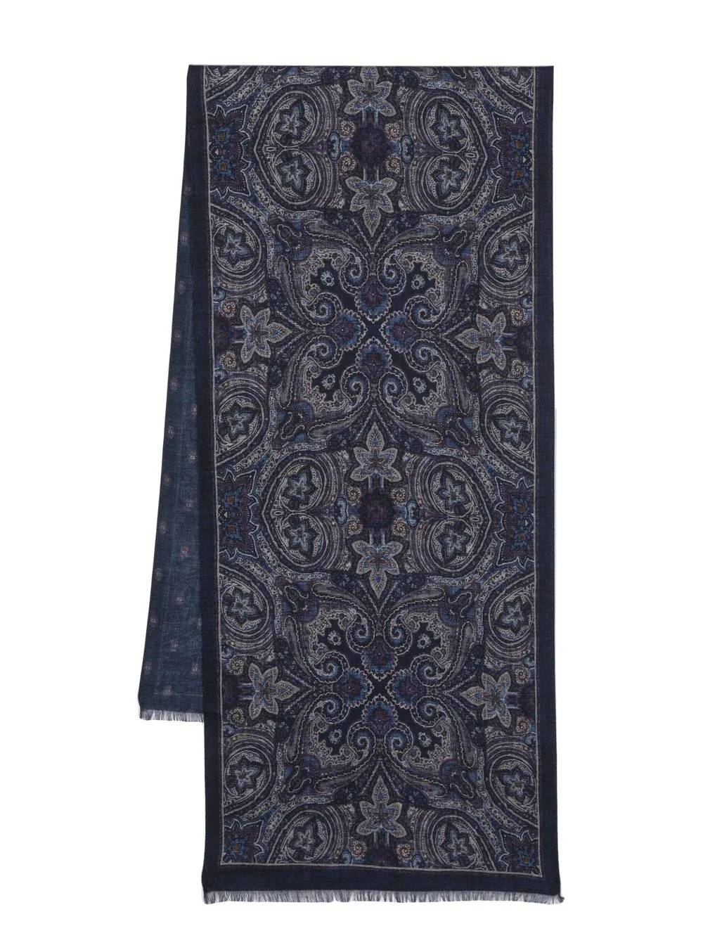 

Dell'oglio paisley-print scarf - Blue