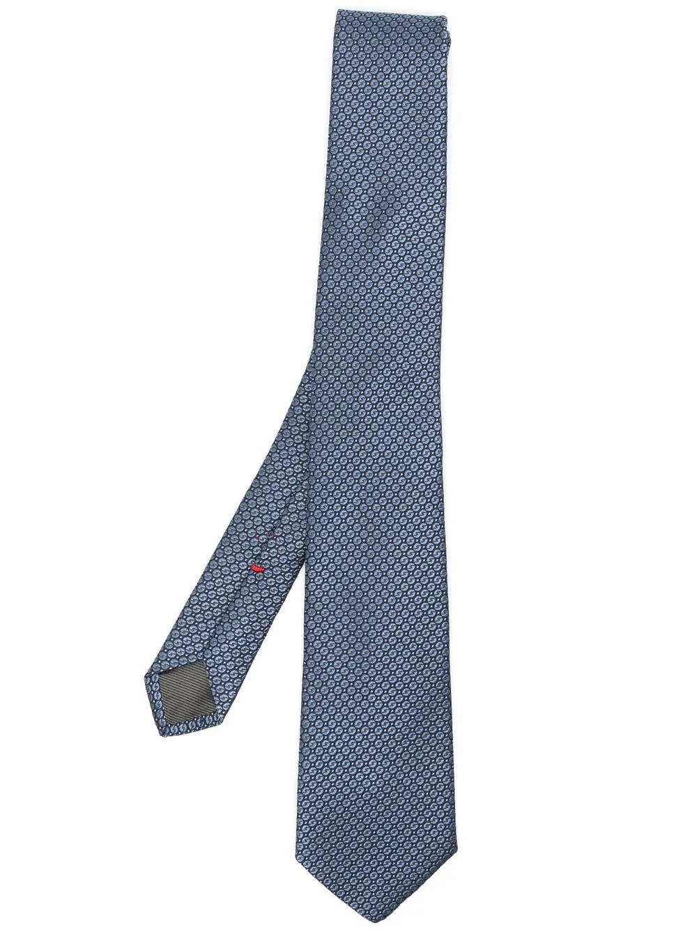 

Dell'oglio jacquard silk tie - Blue