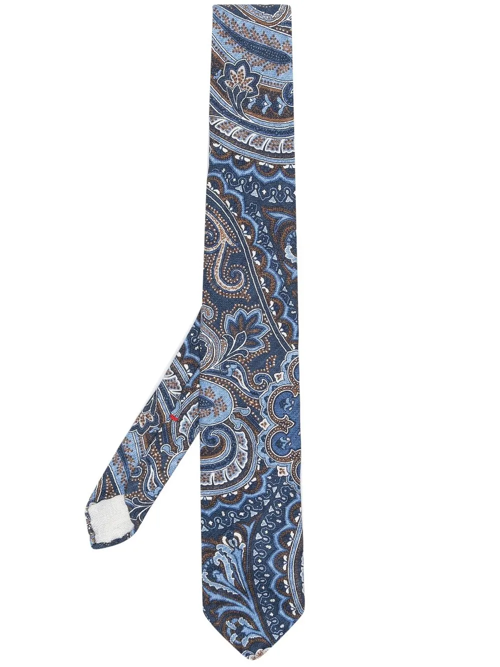 

Dell'oglio paisley-print silk tie - Blue