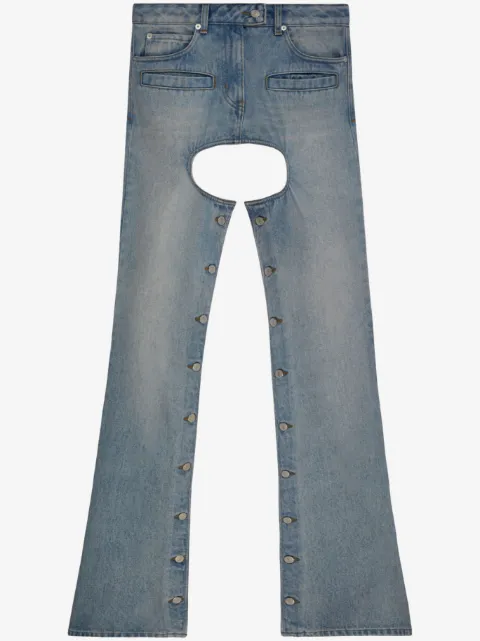 Courrèges カットアウト フレアジーンズ
