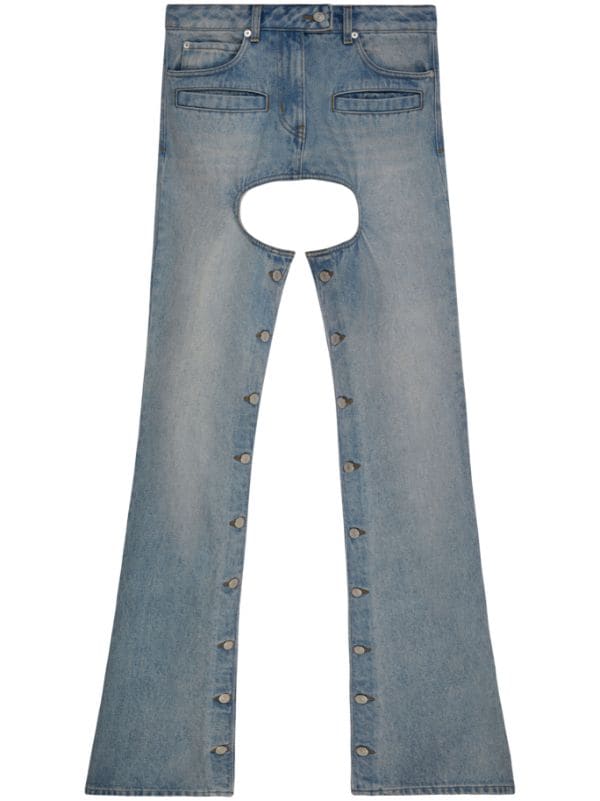 Courrèges mid-rise Slight Flare Jeans - Farfetch