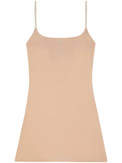 Courrèges Kleid mit Logo