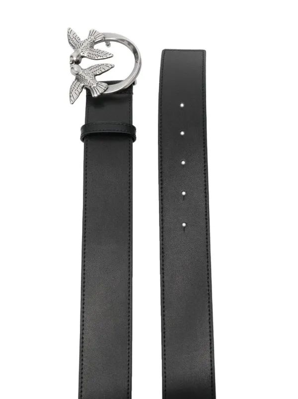 PINKO レザー Love Birds ベルト Love Birds leather belt 3cm PINKO → Shop Online