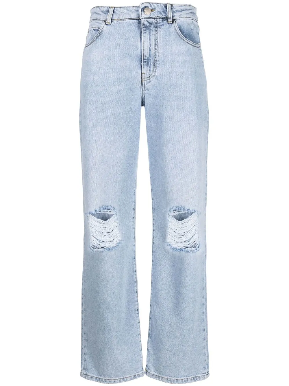 

PINKO high-rise straight-leg jeans - Blue