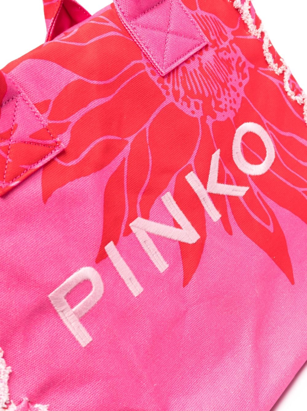 PINKO Beach logo-print Tote Bag - Farfetch