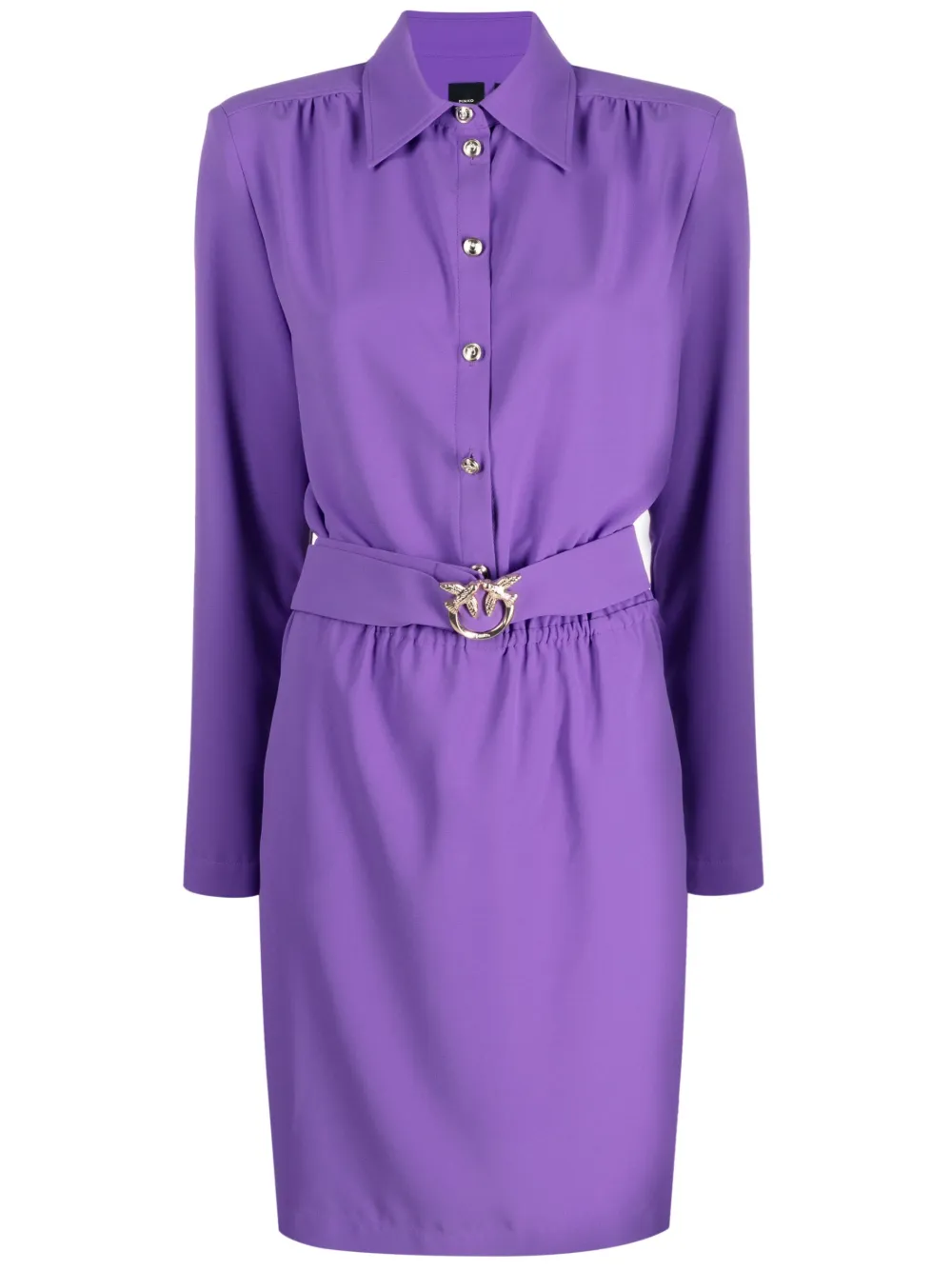 PINKO Love Birds Shirt Dress - Farfetch