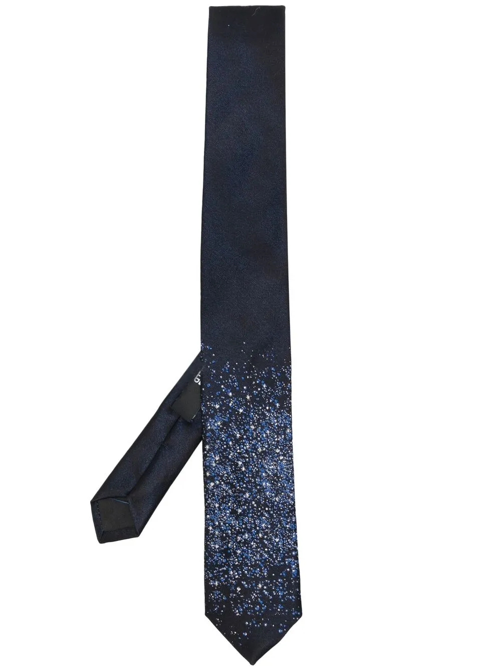 

Karl Lagerfeld corbata con motivo en jacquard - Azul