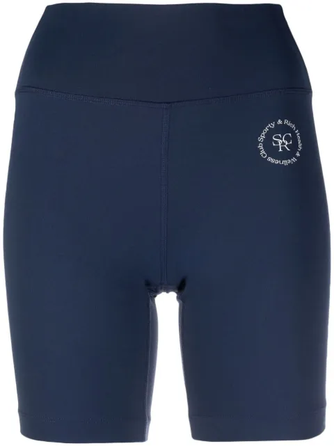 Sporty & Rich shorts con logo estampado