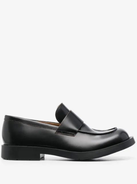 CamperLab square-toe leather loafers