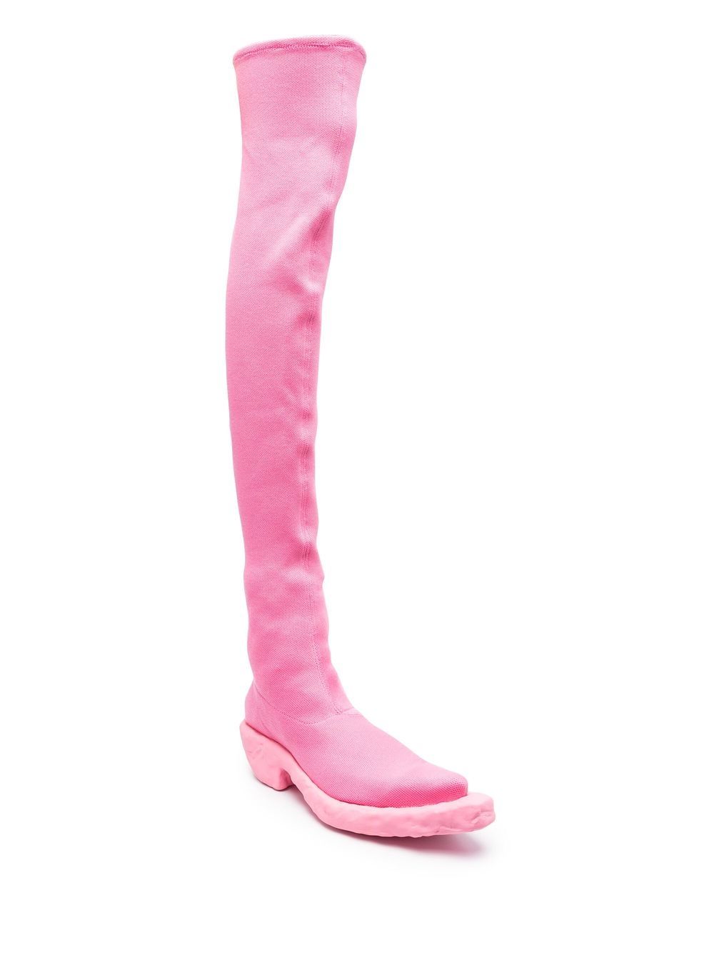 Shop Camperlab Venga Thigh-high Western-style Boots In Pink